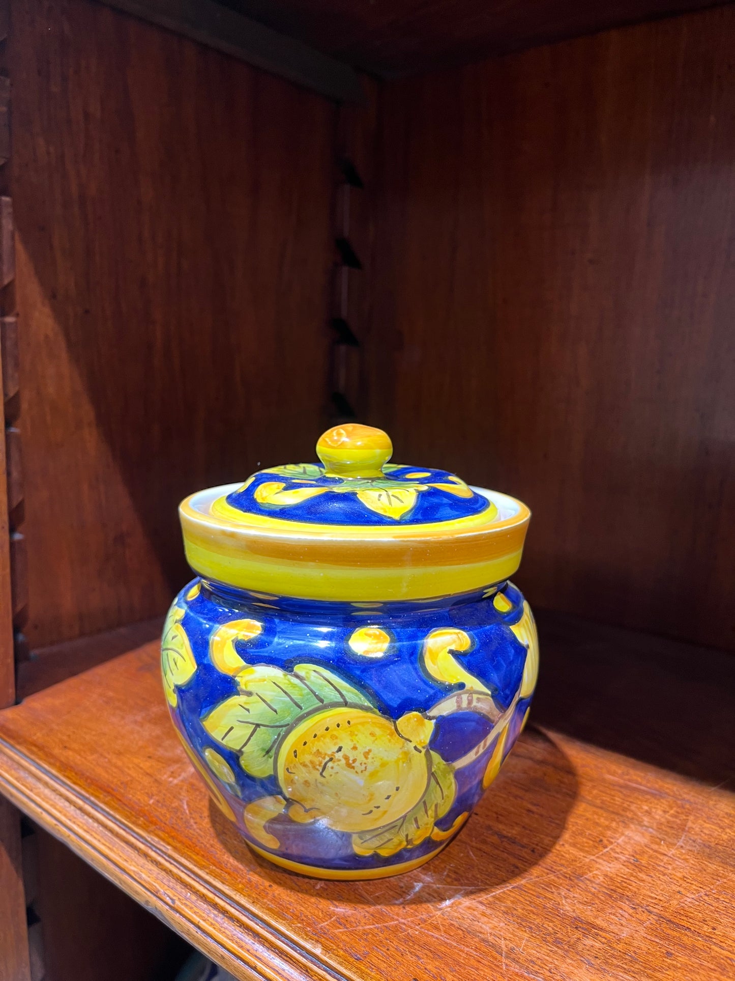 Ceramic salt jar