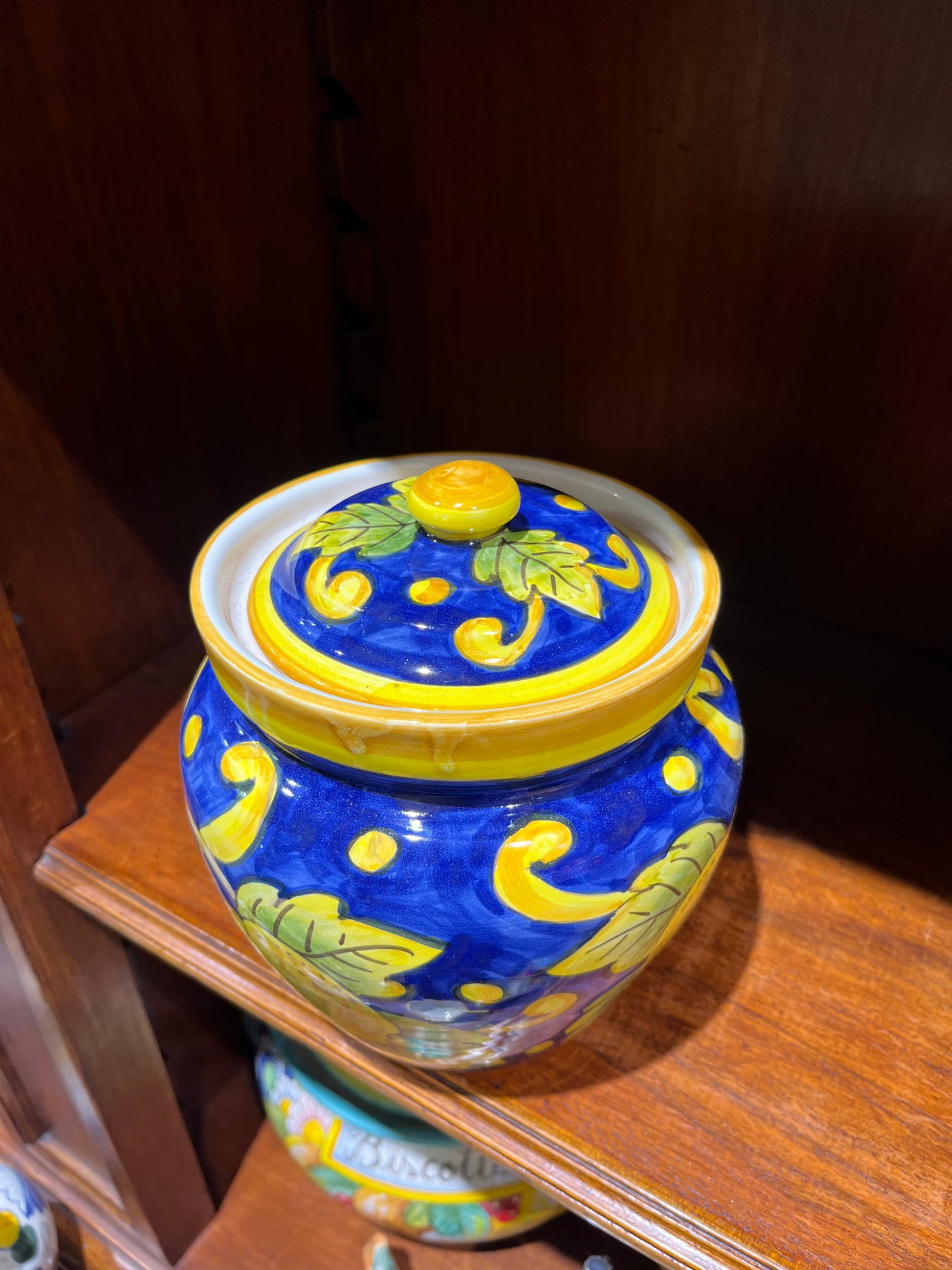 Ceramic coffee jar