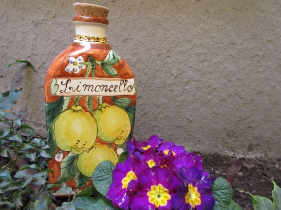 ceramic bottle for limoncello