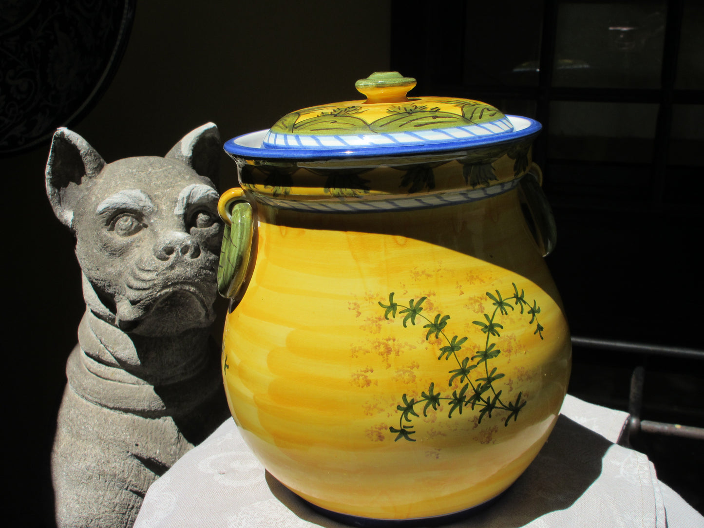 ceramic container jar