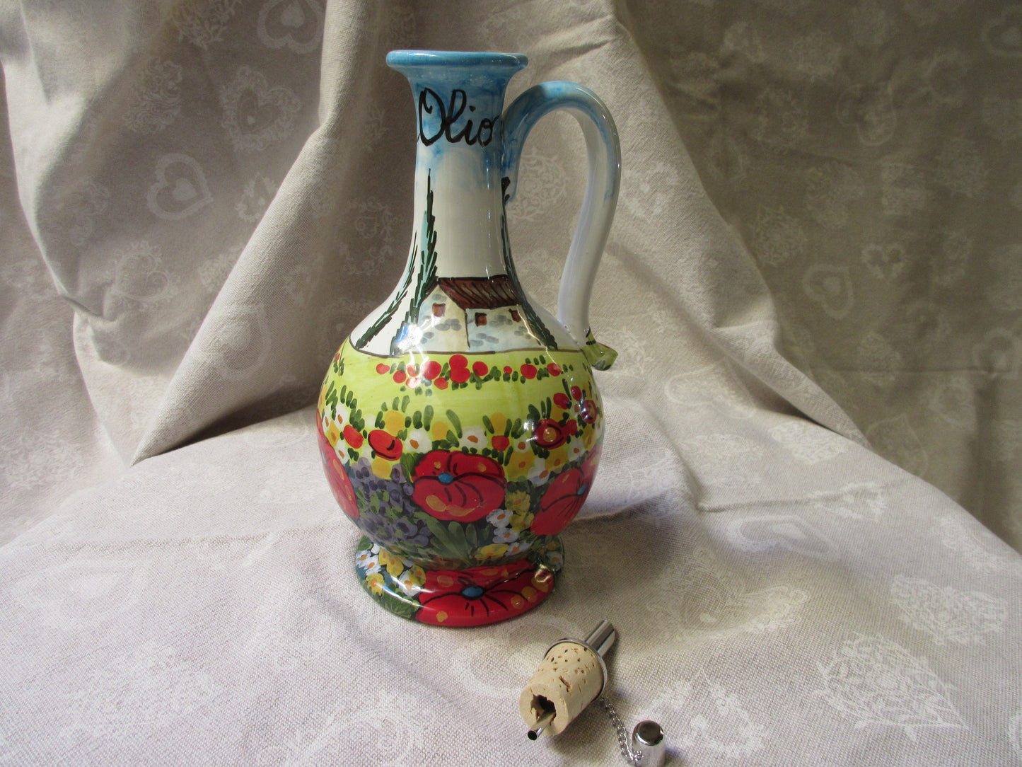 distributore di olio in ceramica