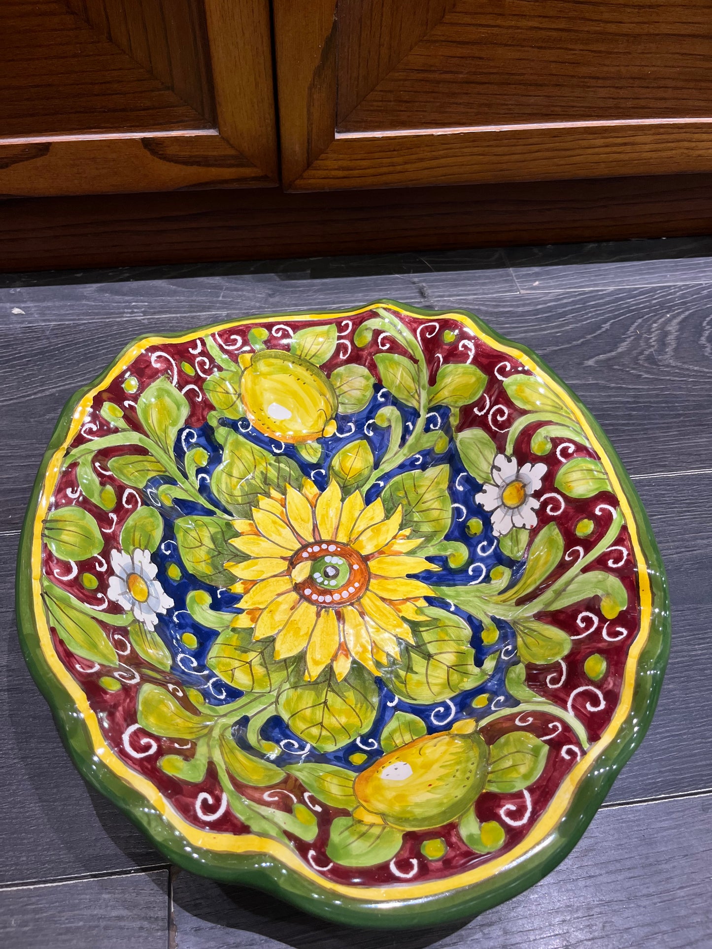 Ceramic oval bowl