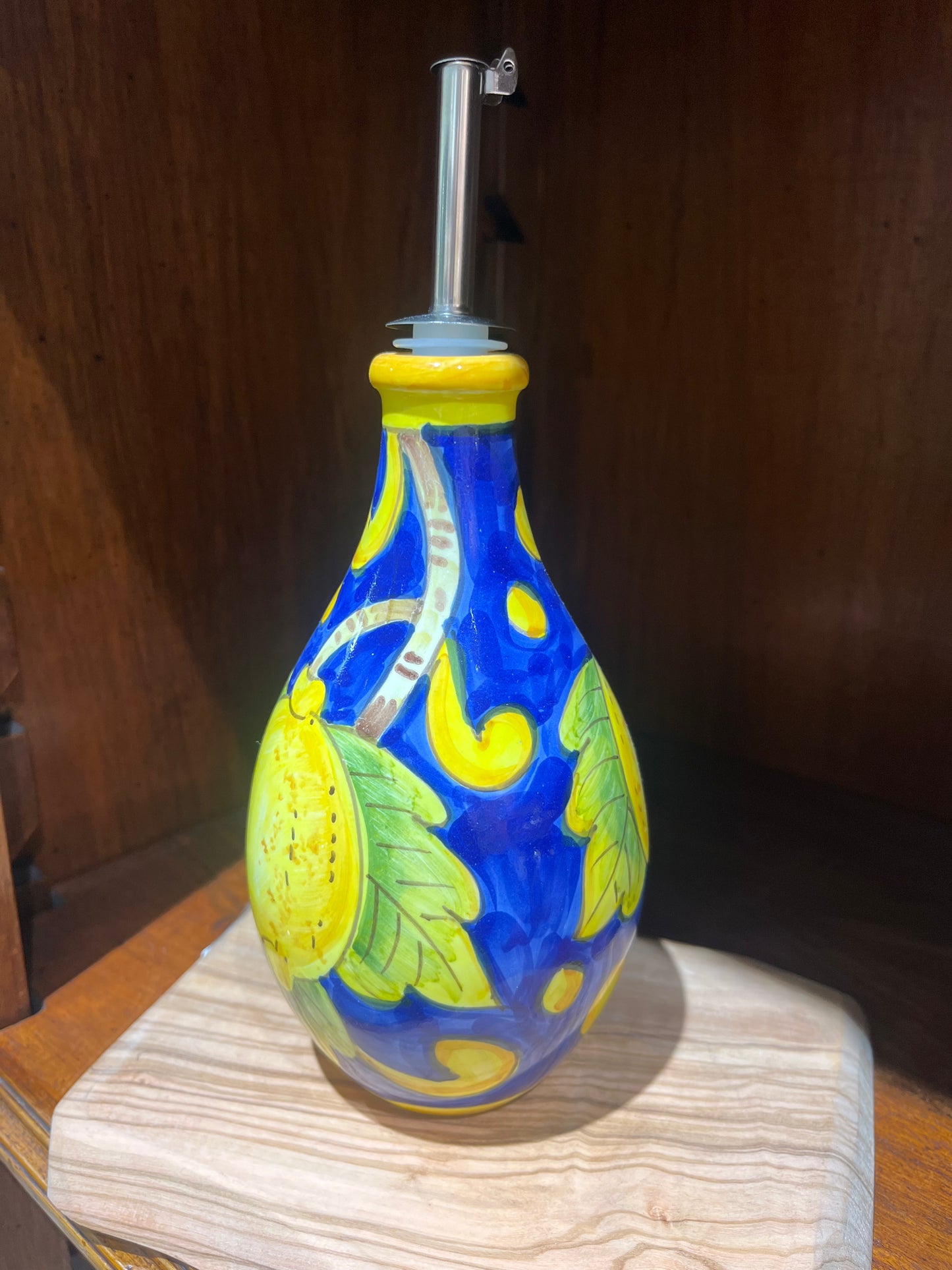 Ceramic oil dispenser