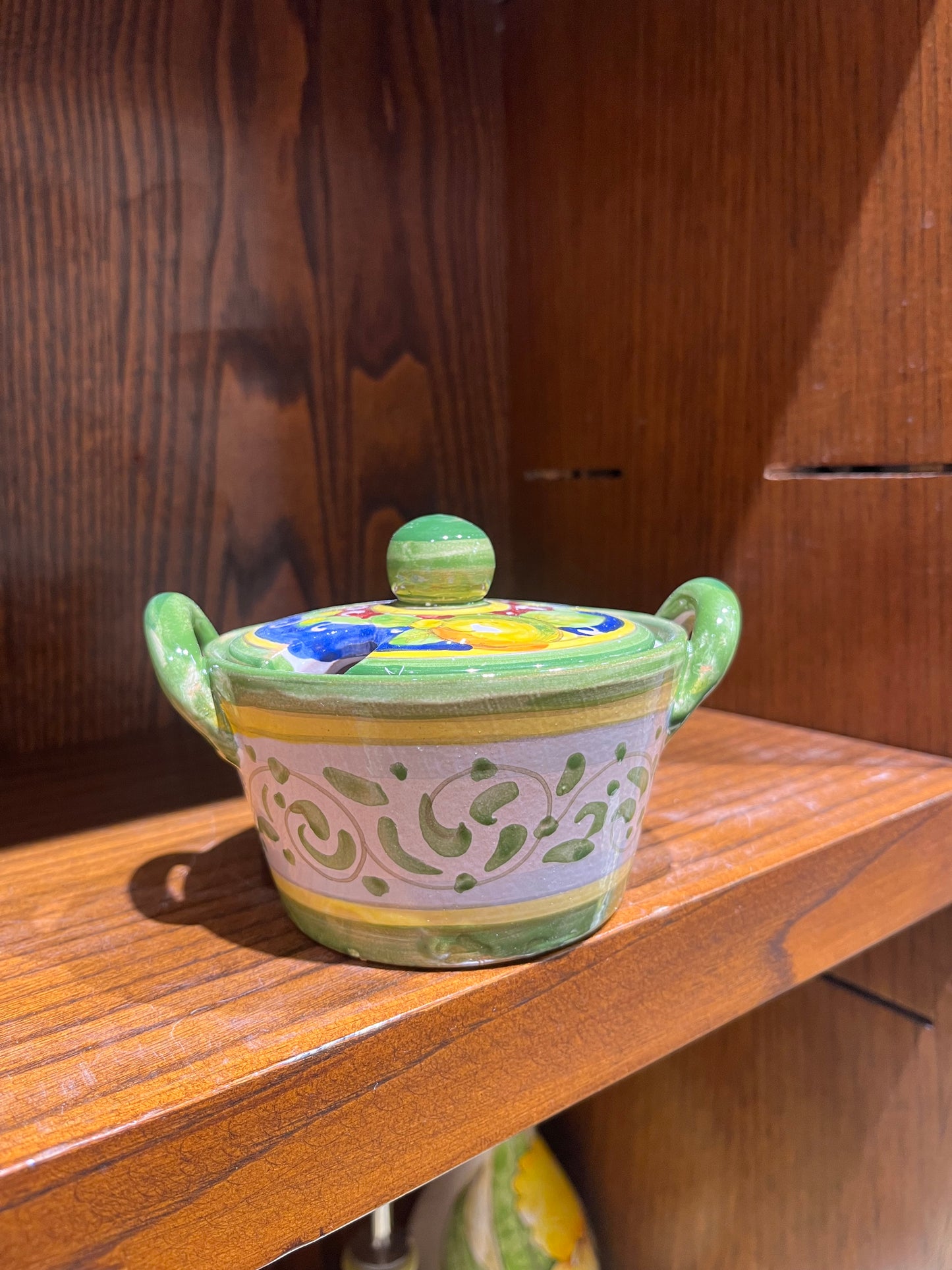 ceramic cheese jar