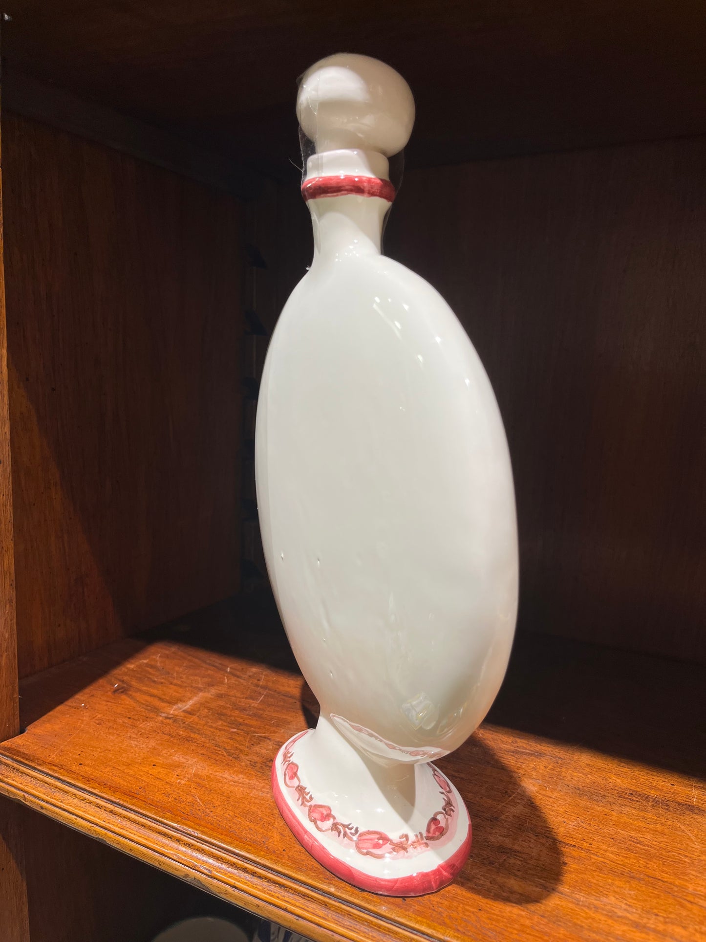 Ceramic limoncello bottle