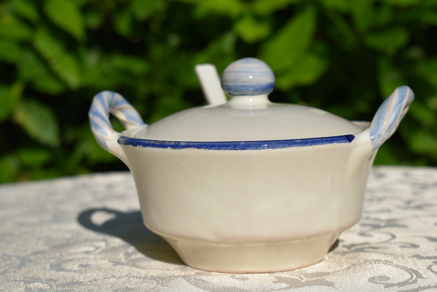 Barattolo contenitore in ceramica