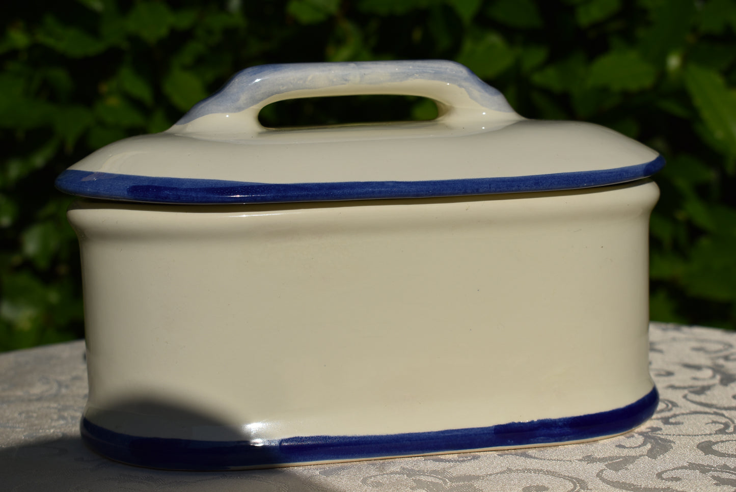 Barattolo contenitore in ceramica