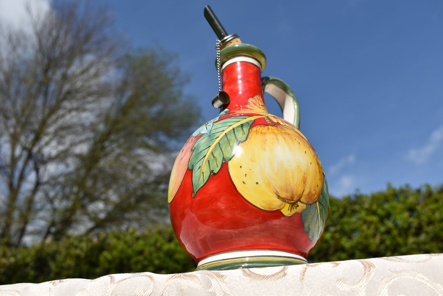 Distributore di olio in ceramica