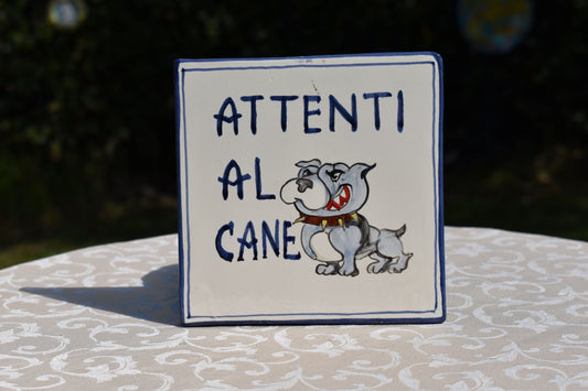 Piastrella in ceramica per cani