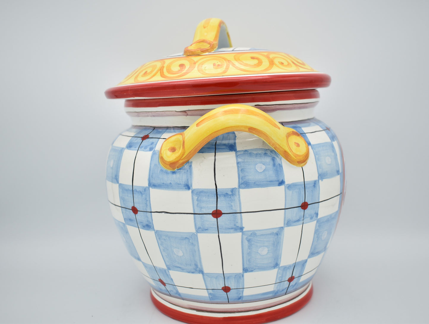 barattolo di biscotti in ceramica