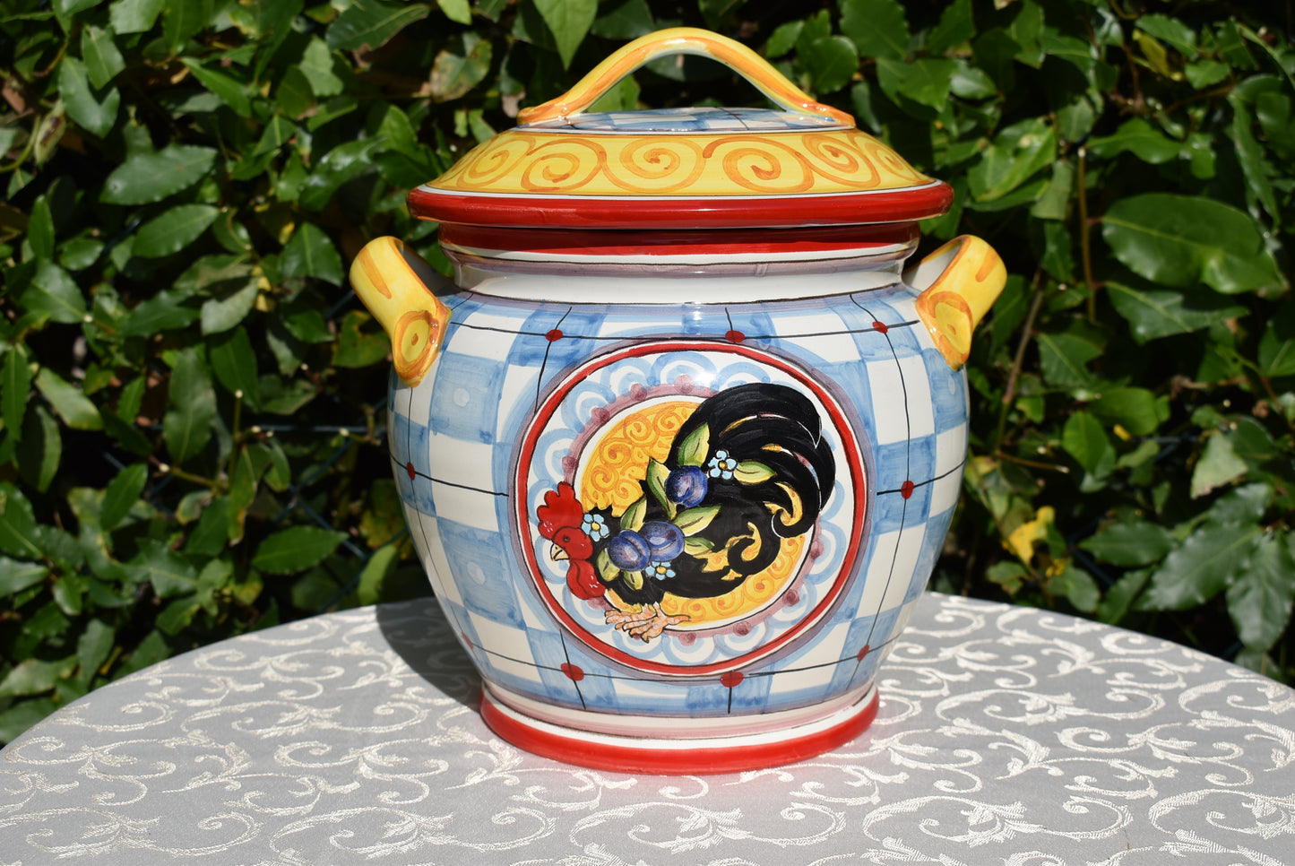 barattolo di biscotti in ceramica