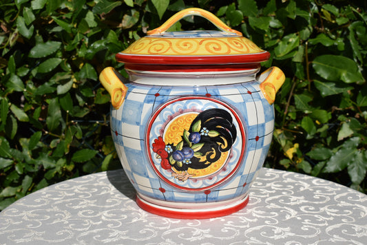 barattolo di biscotti in ceramica