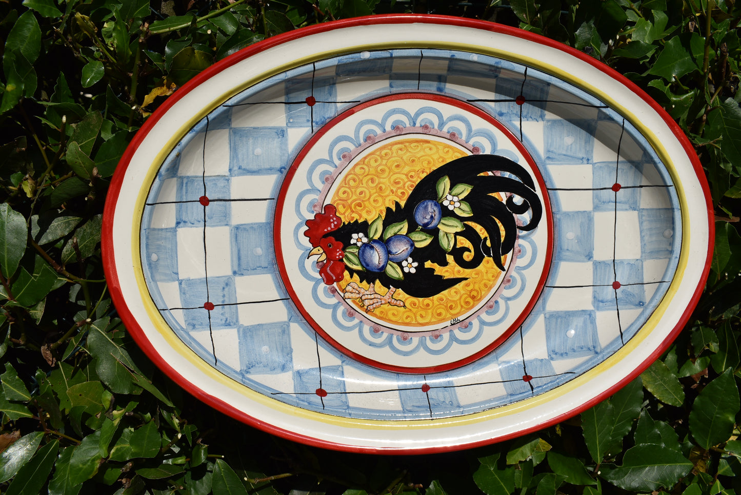 Piatto in ceramica
