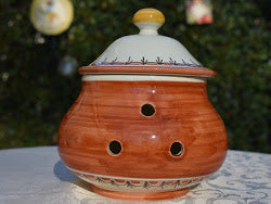 Barattolo contenitore in ceramica