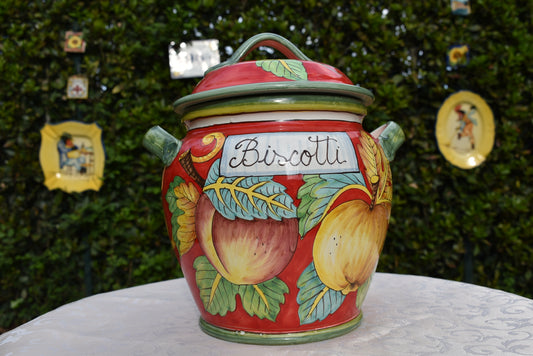 Barattolo per biscotti in ceramica