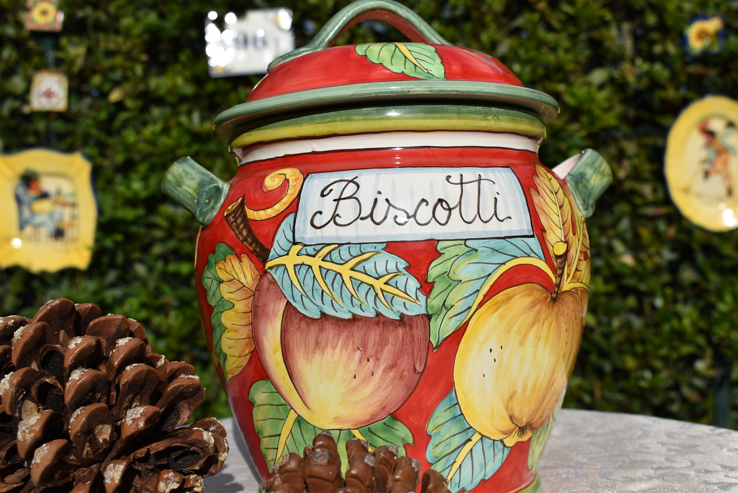Barattolo per biscotti in ceramica