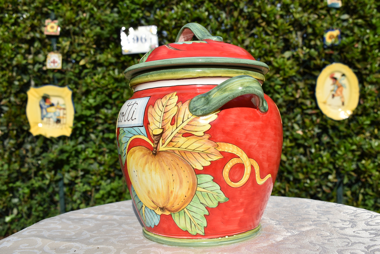 Barattolo per biscotti in ceramica
