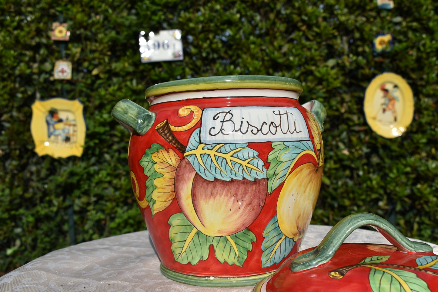 Barattolo per biscotti in ceramica