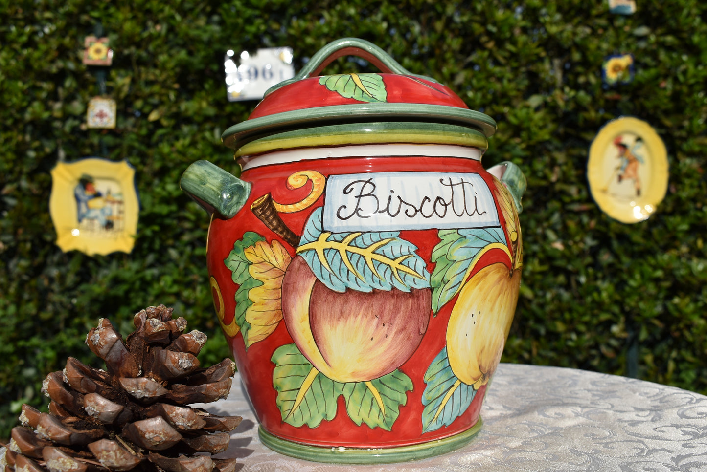 Barattolo per biscotti in ceramica