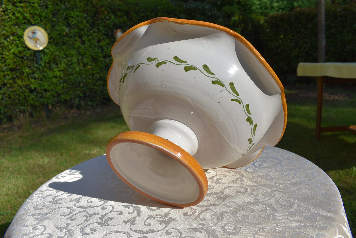 centrotavola in ceramica per tavolo