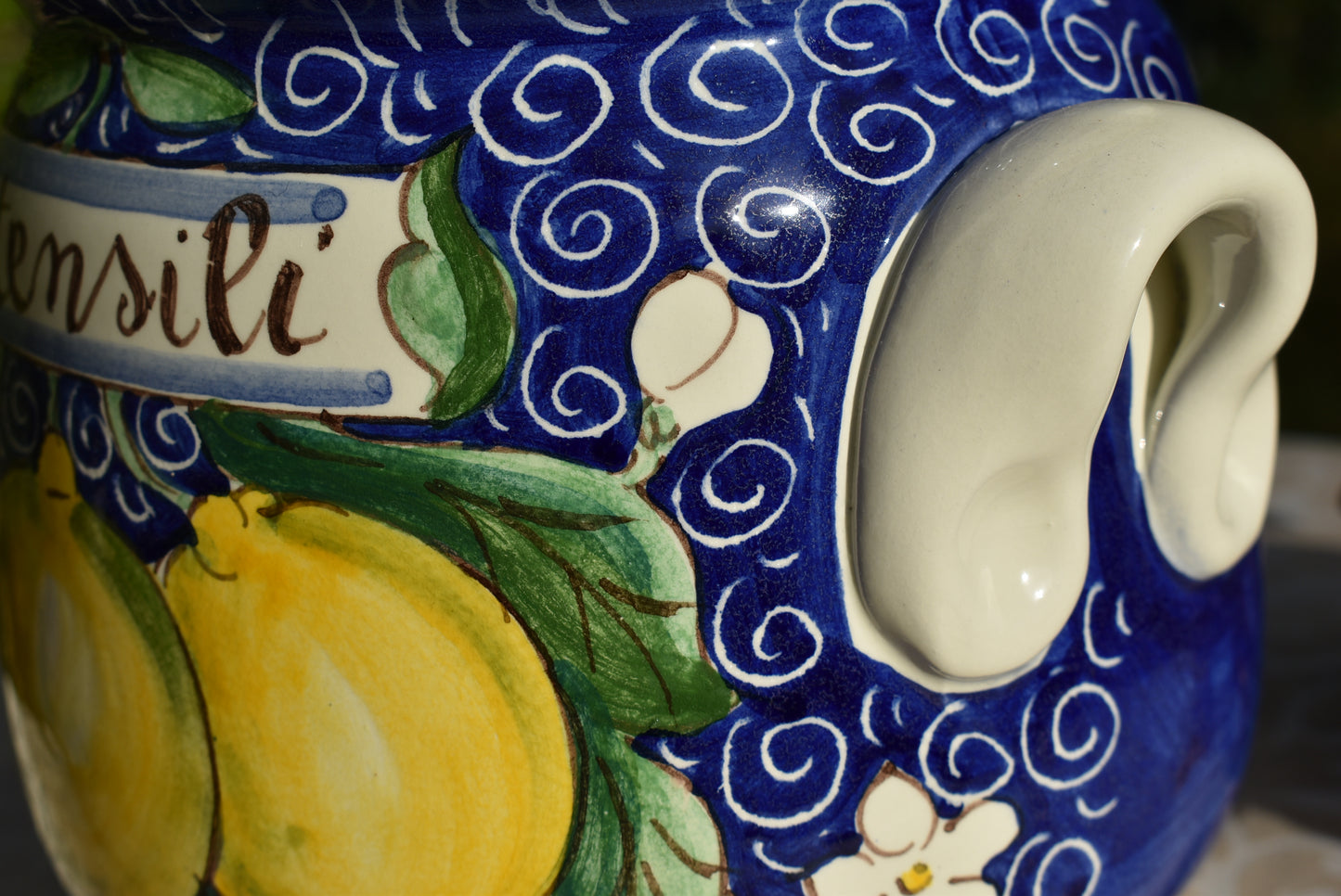 ceramic utensil holder