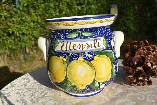 portautensili in ceramica