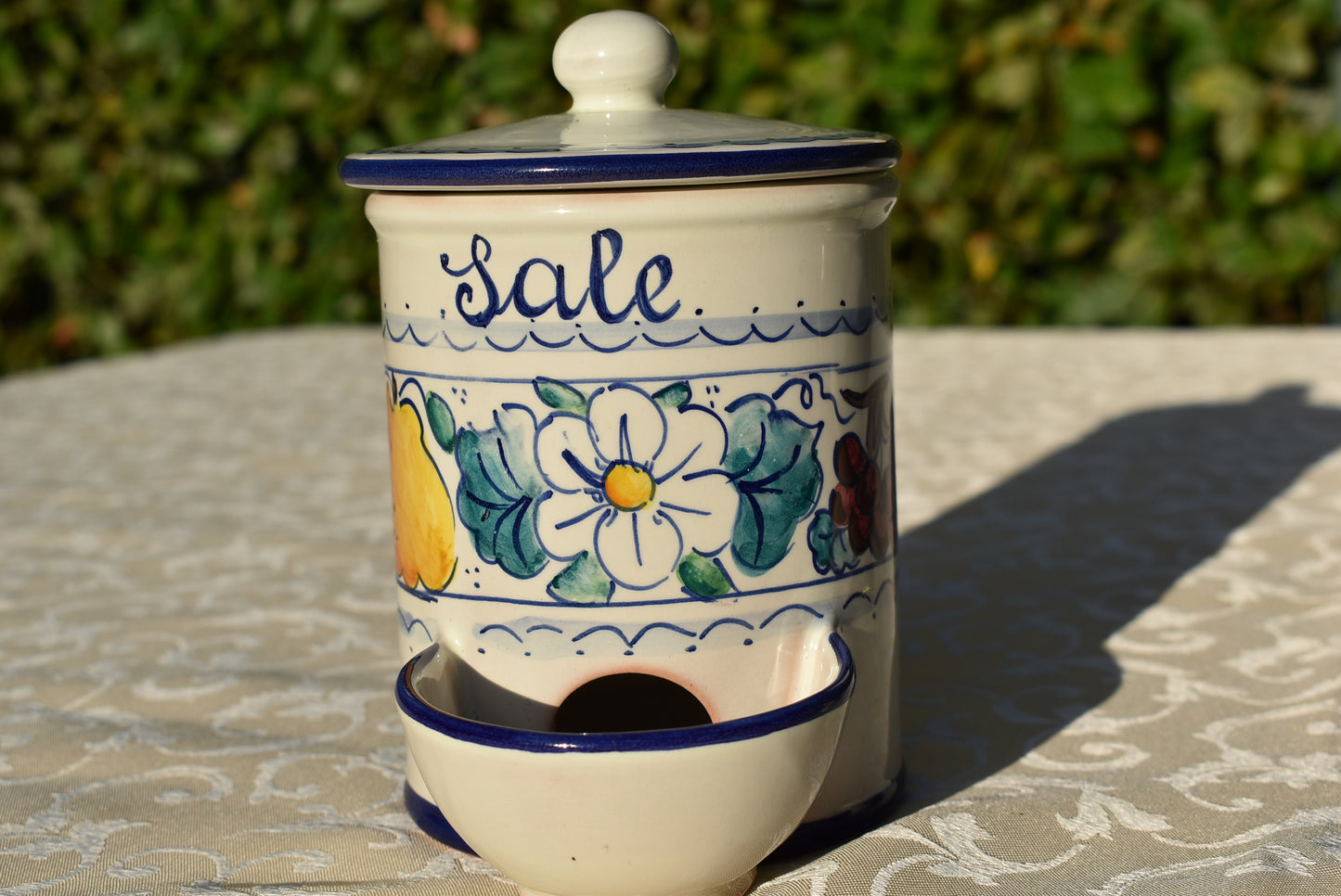 Ceramic salt jar