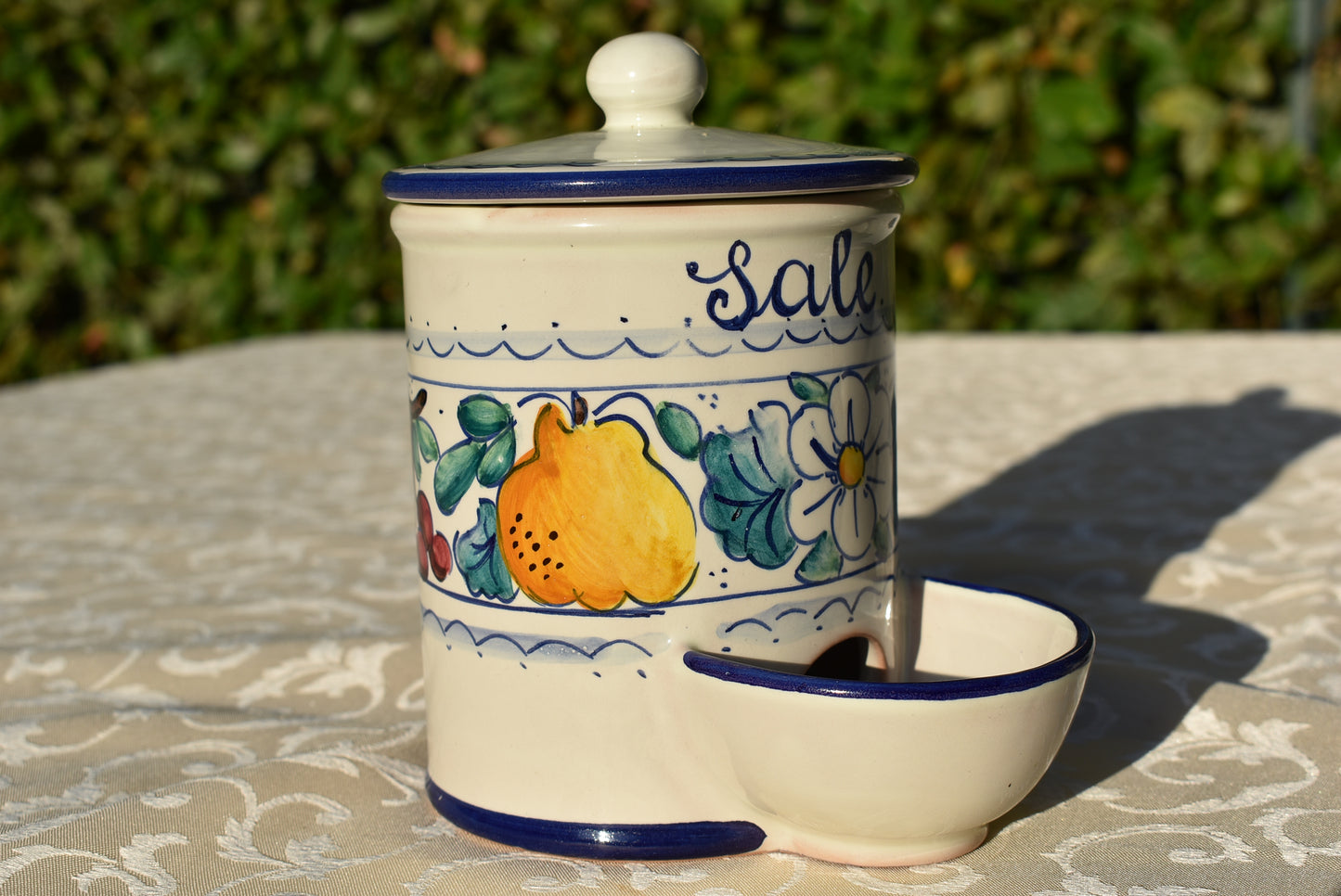 Ceramic salt jar
