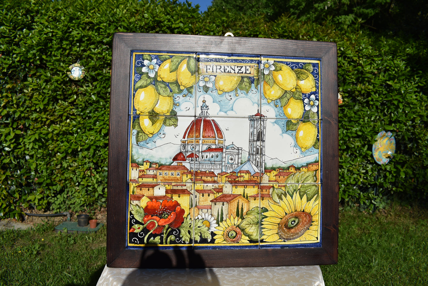 Pannello in ceramica di Firenze