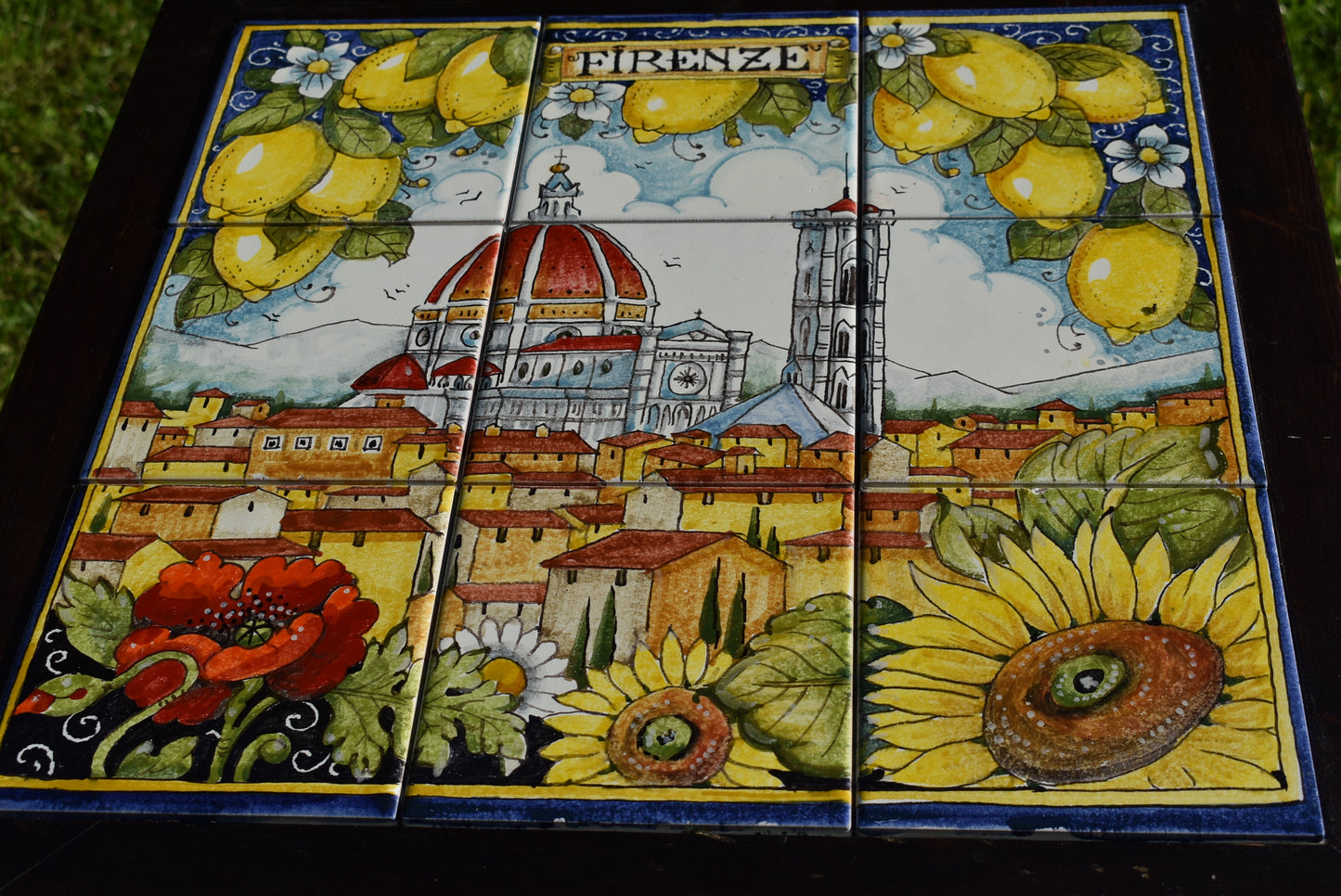 Pannello in ceramica di Firenze