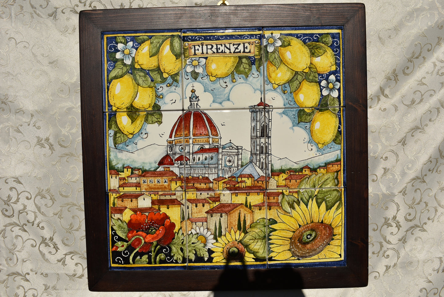 Pannello in ceramica di Firenze