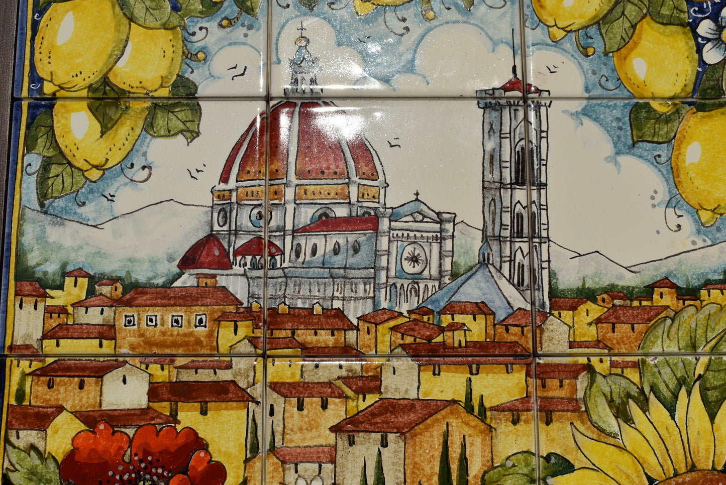 Pannello in ceramica di Firenze