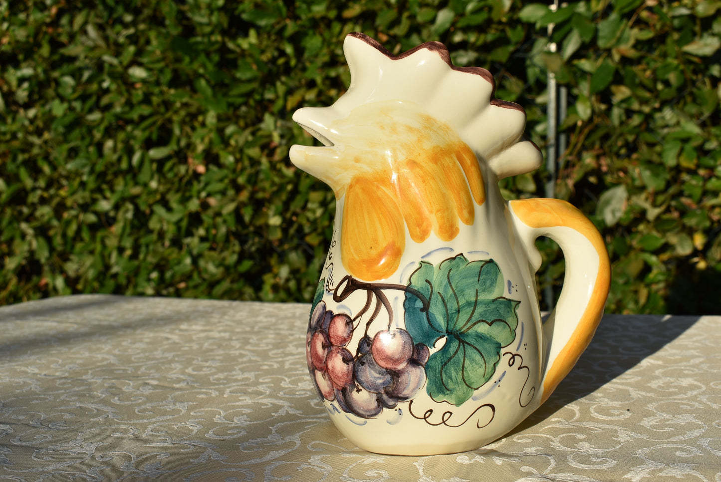 Ceramic chiken pitcher