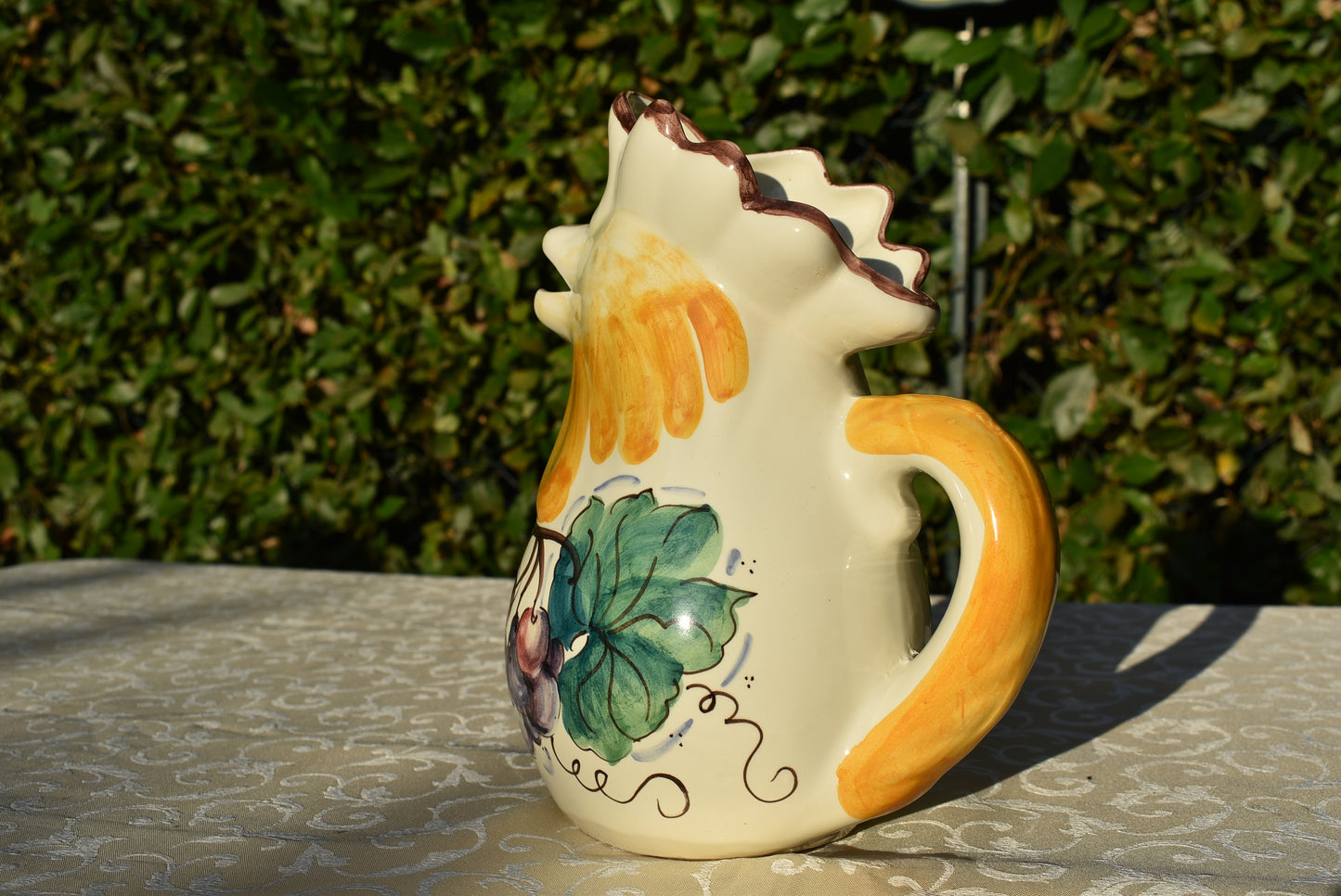 Ceramic chiken pitcher