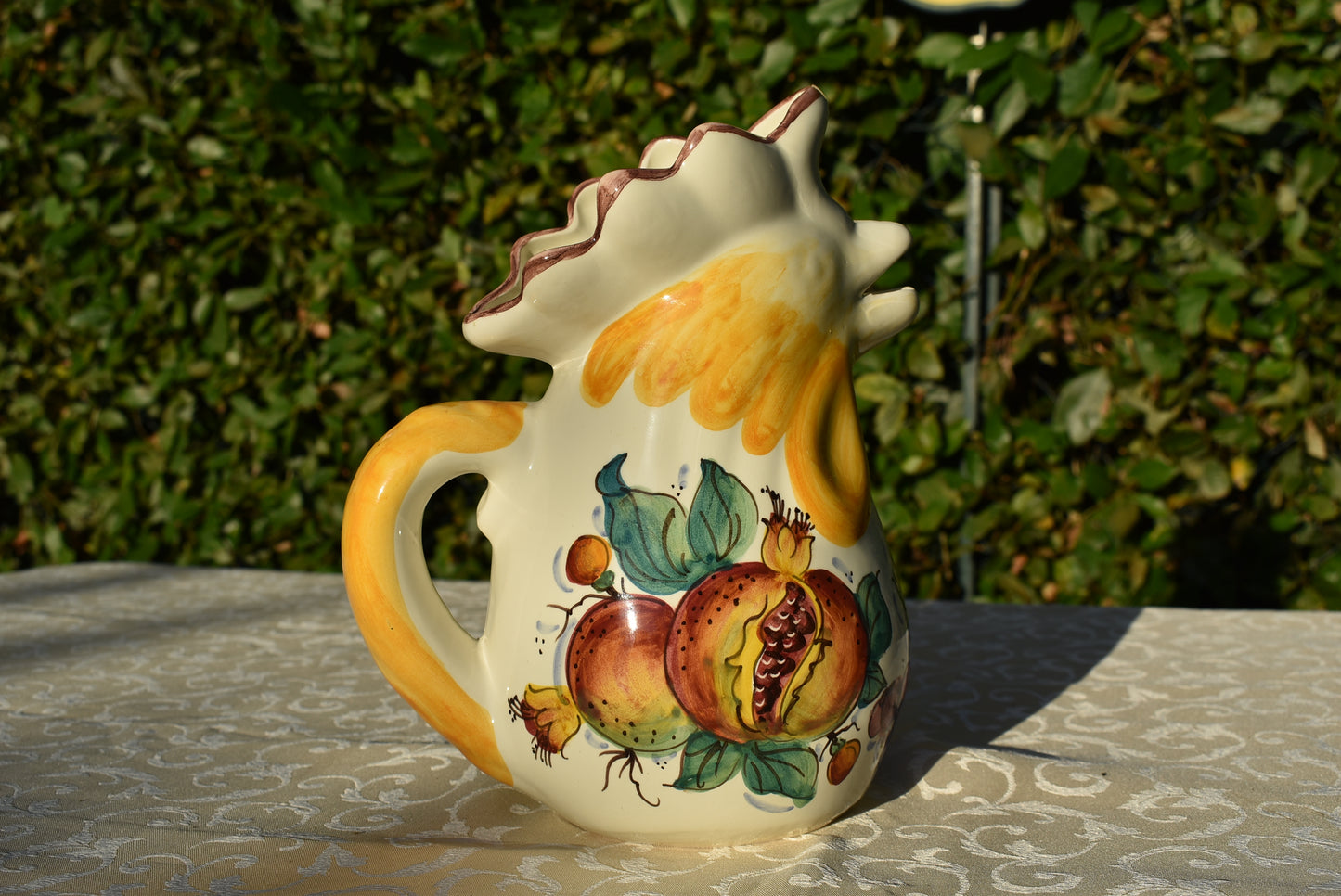 Ceramic chiken pitcher