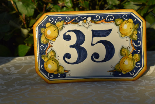 Numero di piastrelle di ceramica