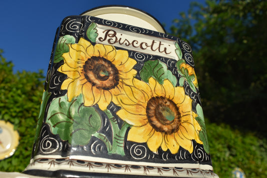 barattolo di biscotti in ceramica