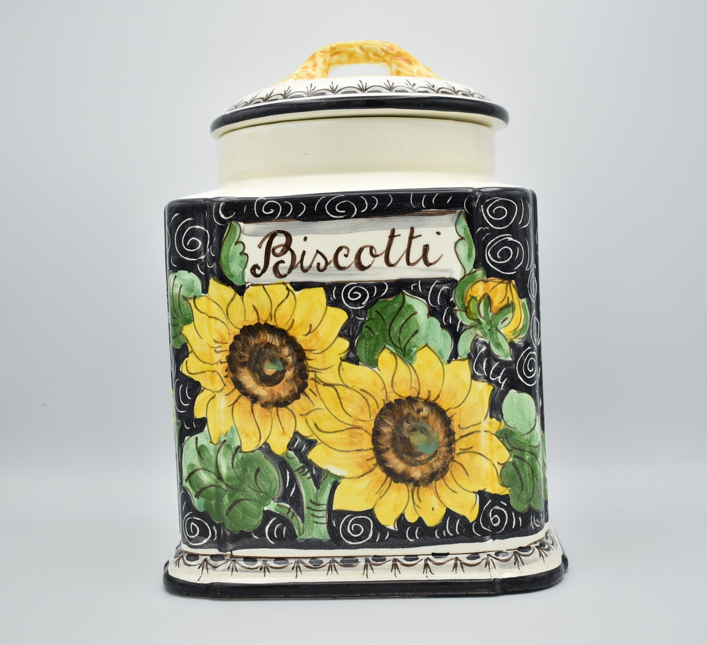 barattolo di biscotti in ceramica