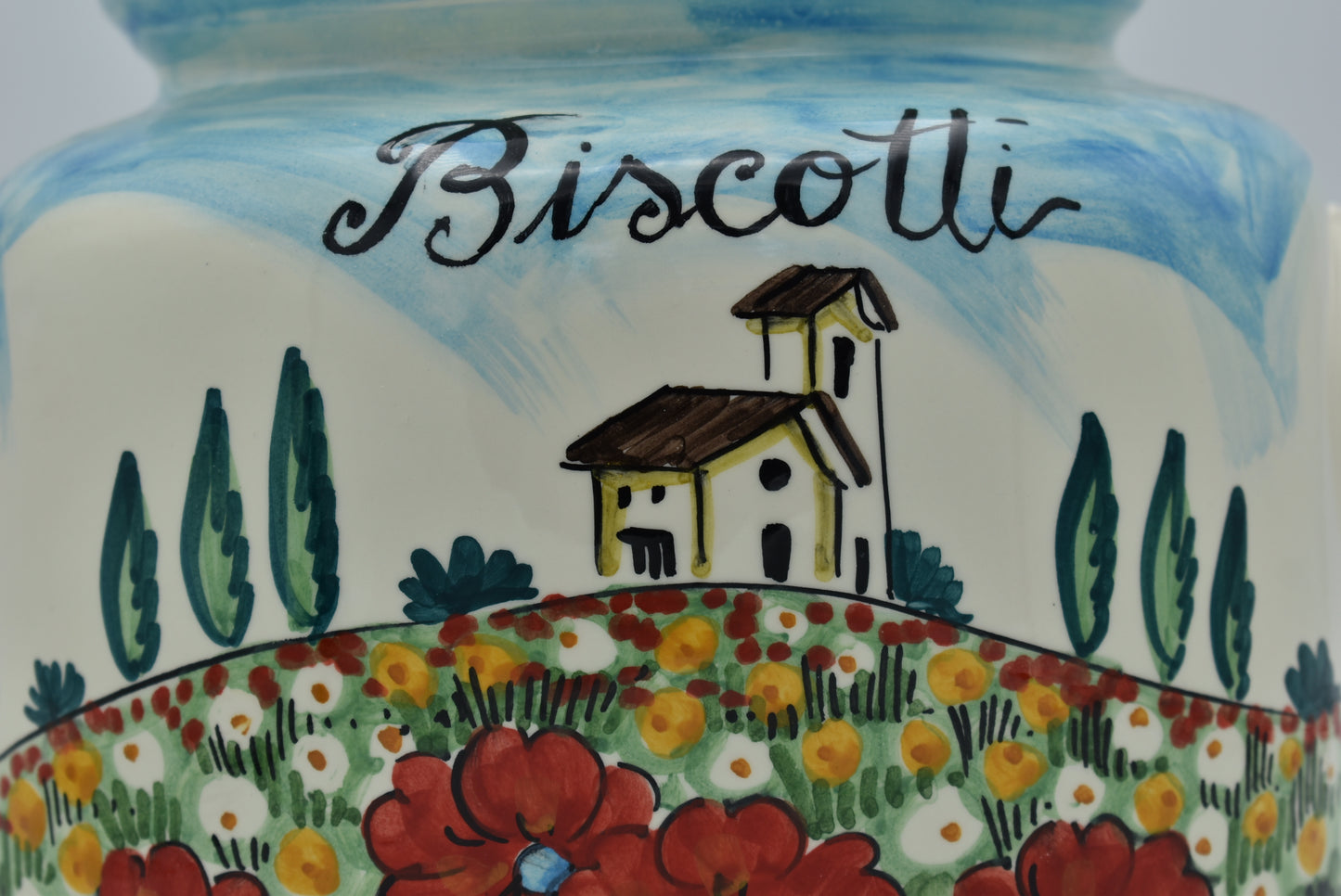 Biscottiera in ceramica