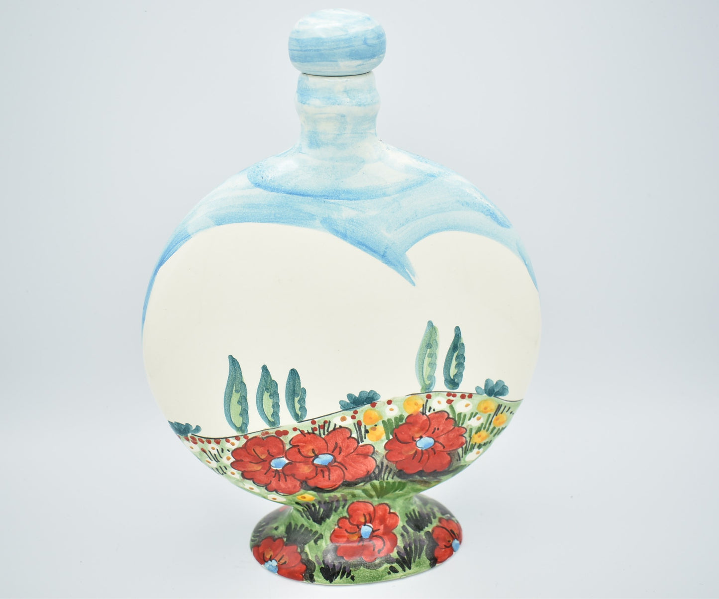 Ceramic bottle for limoncello