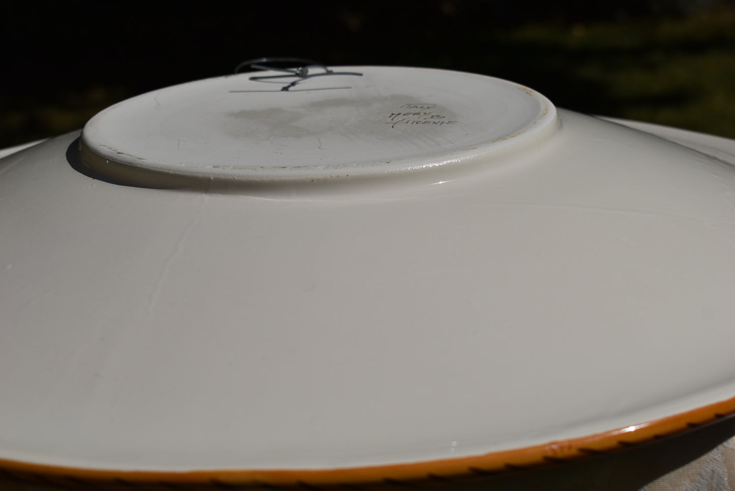 Piatto in ceramica