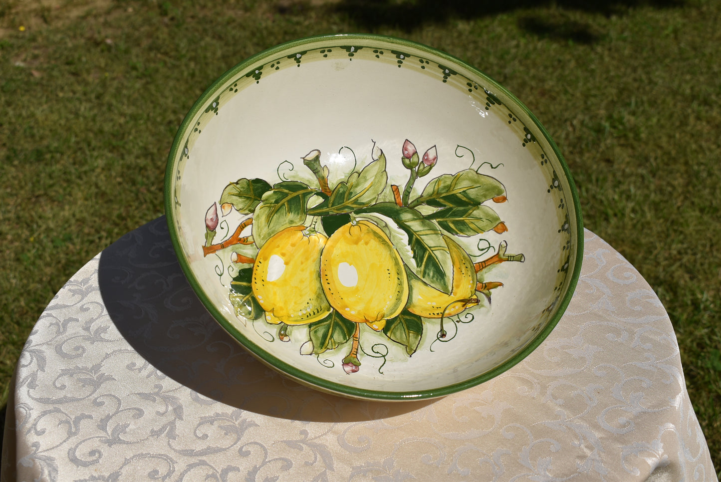 Ceramic pasta bowl