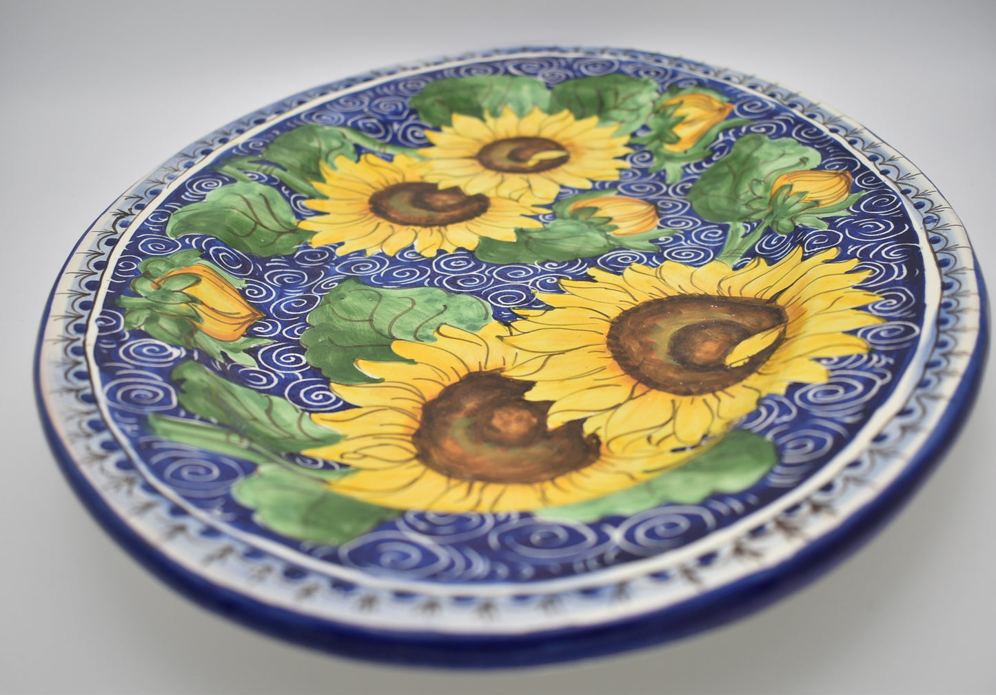 Piatto ovale grande in ceramica