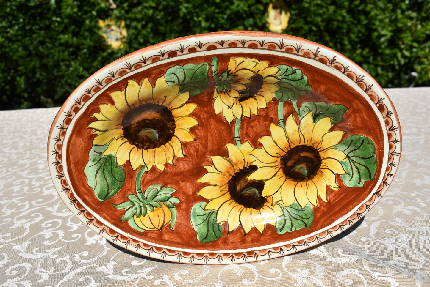 Ceramic medium oval platter