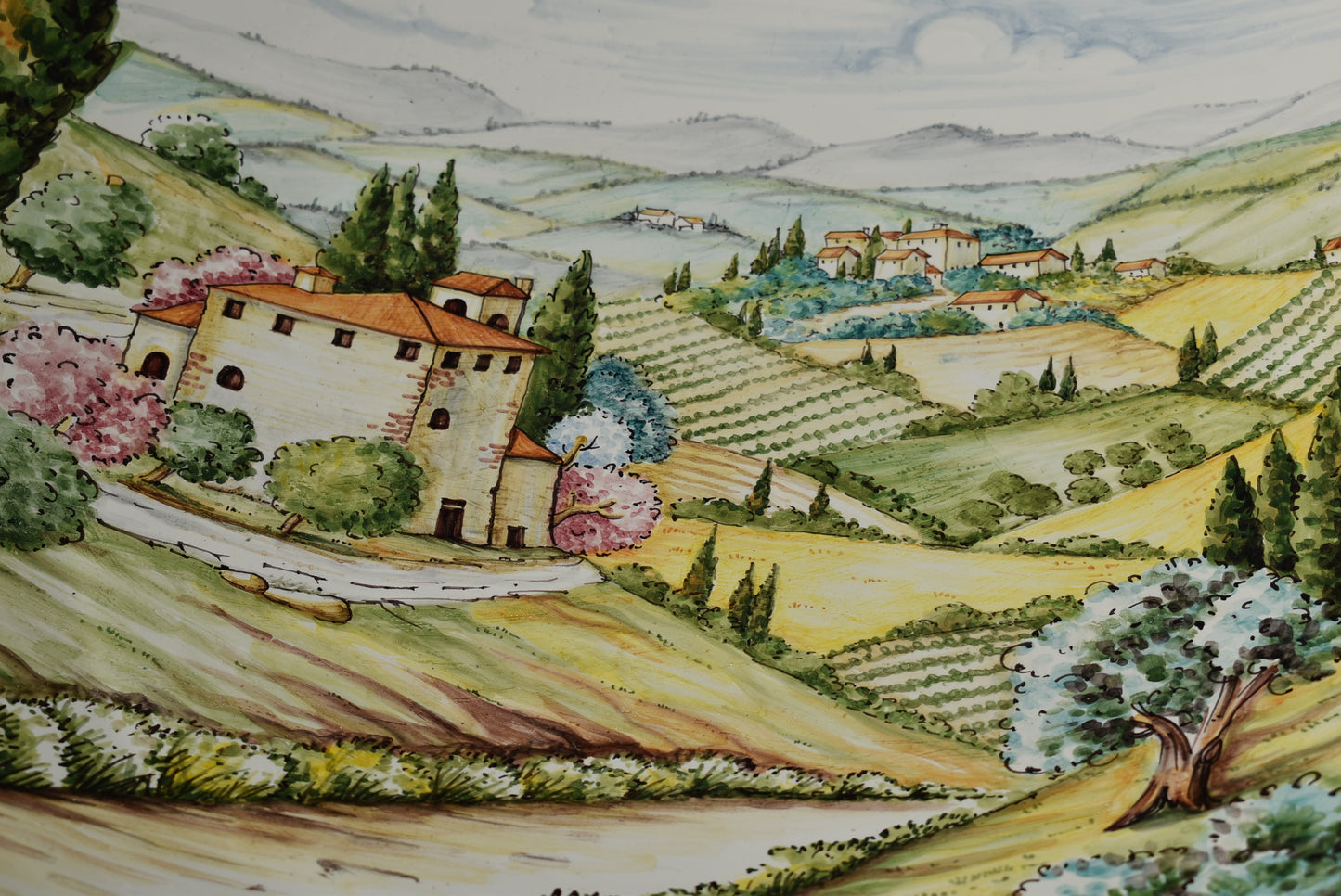 Piatto in ceramica