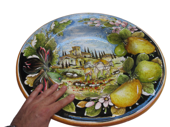 piatto di ceramica