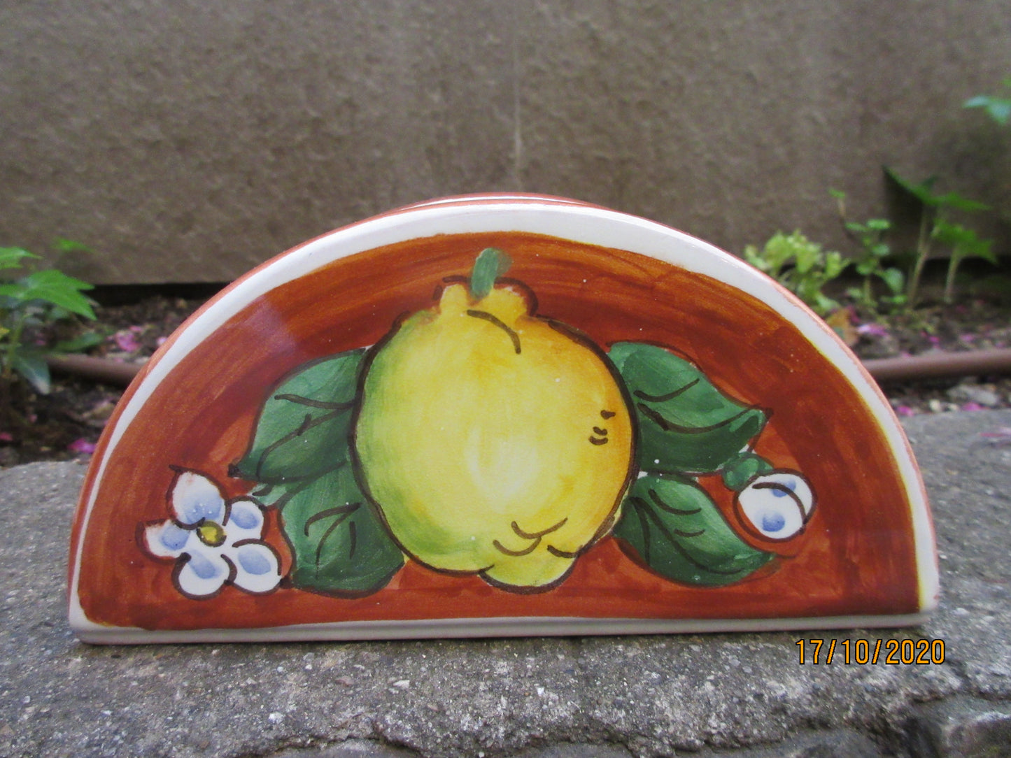 porta tovaglioli in ceramica