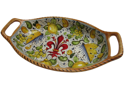ceramic bowl with handle