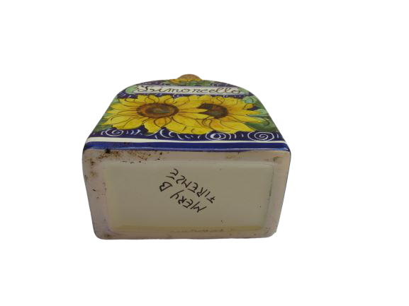ceramic limoncello bottle