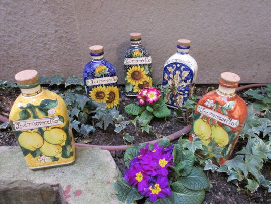bottiglia in ceramica per limoncello